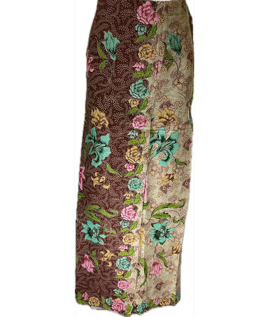 Ladies Batik Sarong LBS-3XL-BROWN-333333009