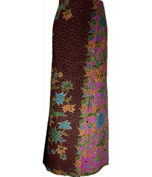 Ladies Batik Sarong LBS-3XL-PURPLE-333333007
