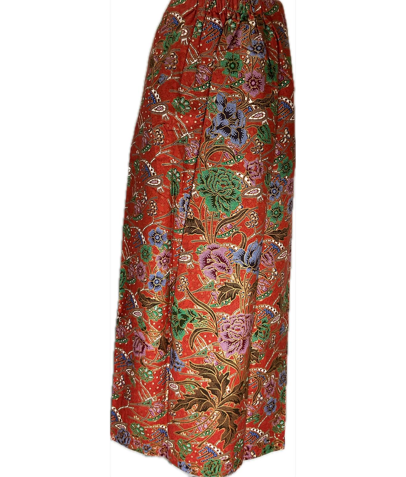 Ladies Batik Sarong LBS-3XL-RED-333333012