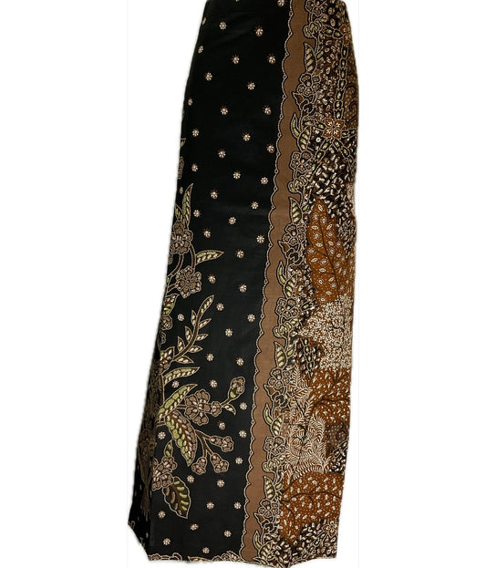 Ladies Batik Sarong LBS-3XL-BLACK-333333018