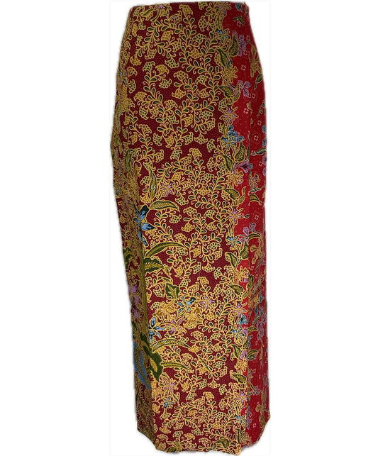 Ladies Batik Sarong LBS-3XL-RED-333333020