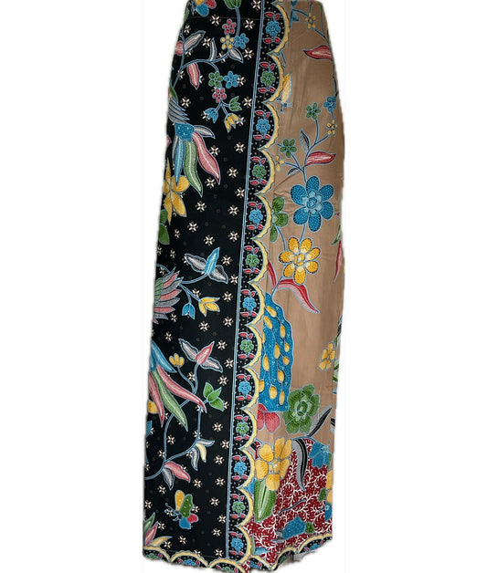 Ladies Batik Sarong LBS-4XL-BROWN-3333333001