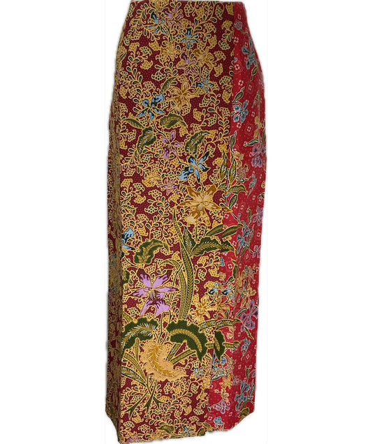 Ladies Batik Sarong LBS-3XL-RED-333333022