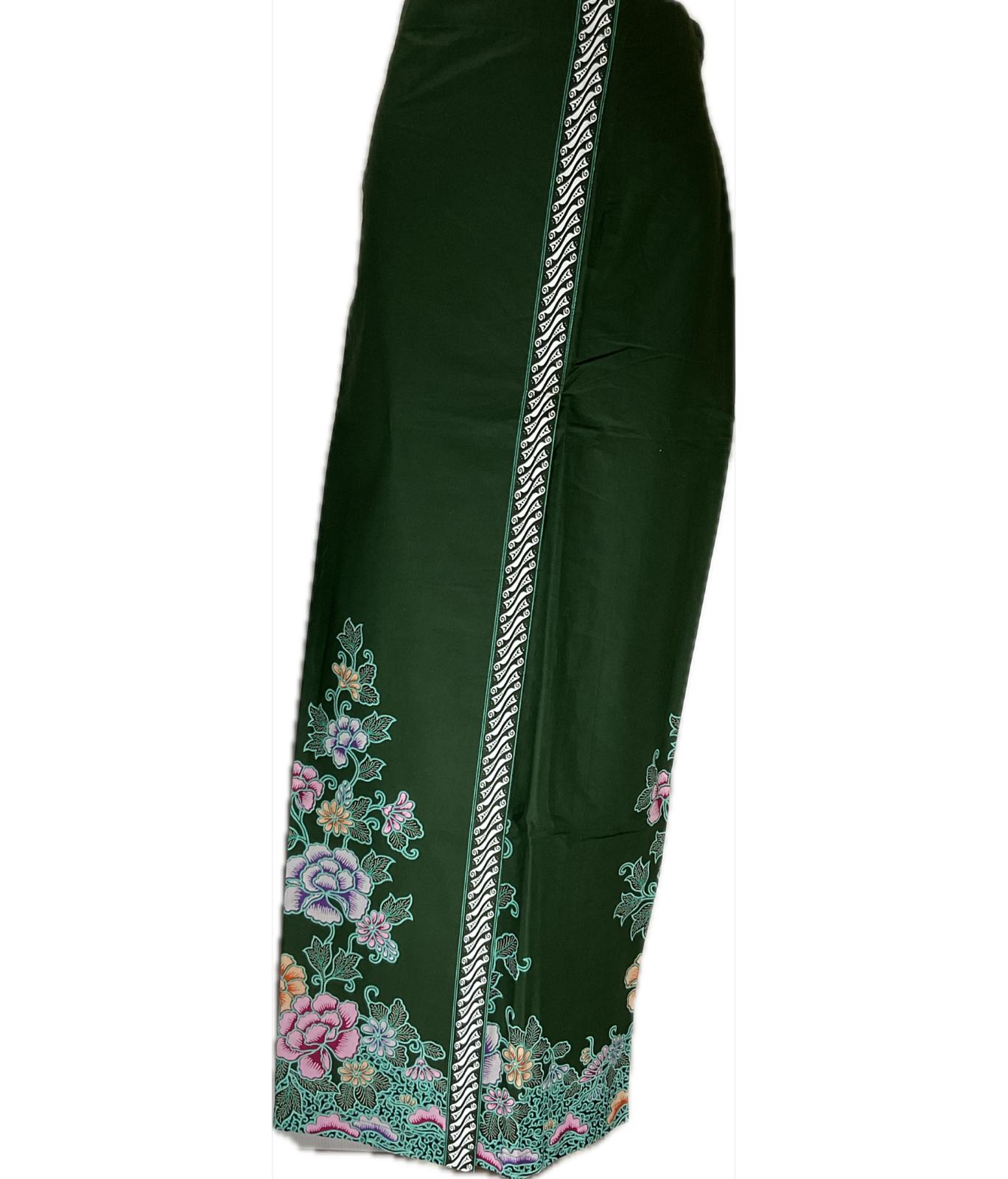 Ladies Batik Sarong LBS-4XL-GREEN-3333333002