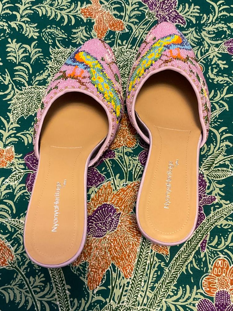 Standard Beaded Shoes SBS-8-PURPLE-D6007