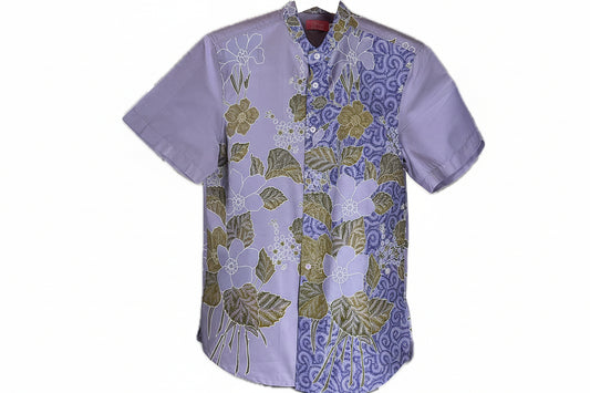 Mens Batik Top MBT-M-PURPLE-2001
