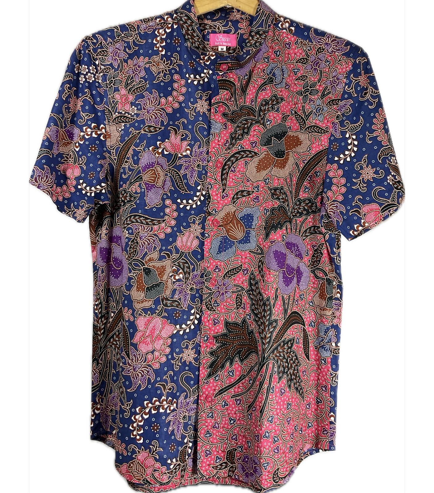 Mens Batik Top MBT-M-BLUE-2003