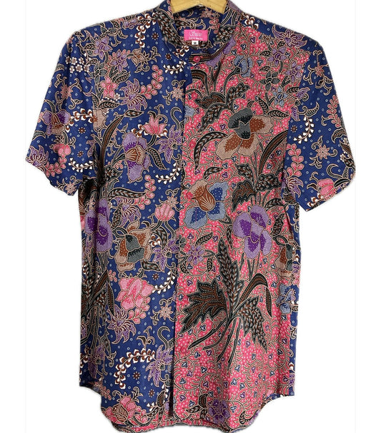 Mens Batik Top MBT-M-BLUE-2003