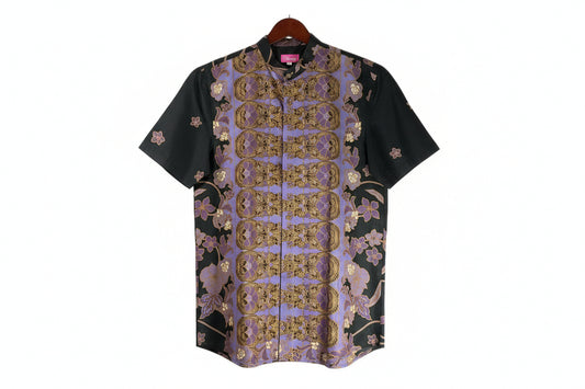 Mens Batik Top MBT-M-BLACK-2007