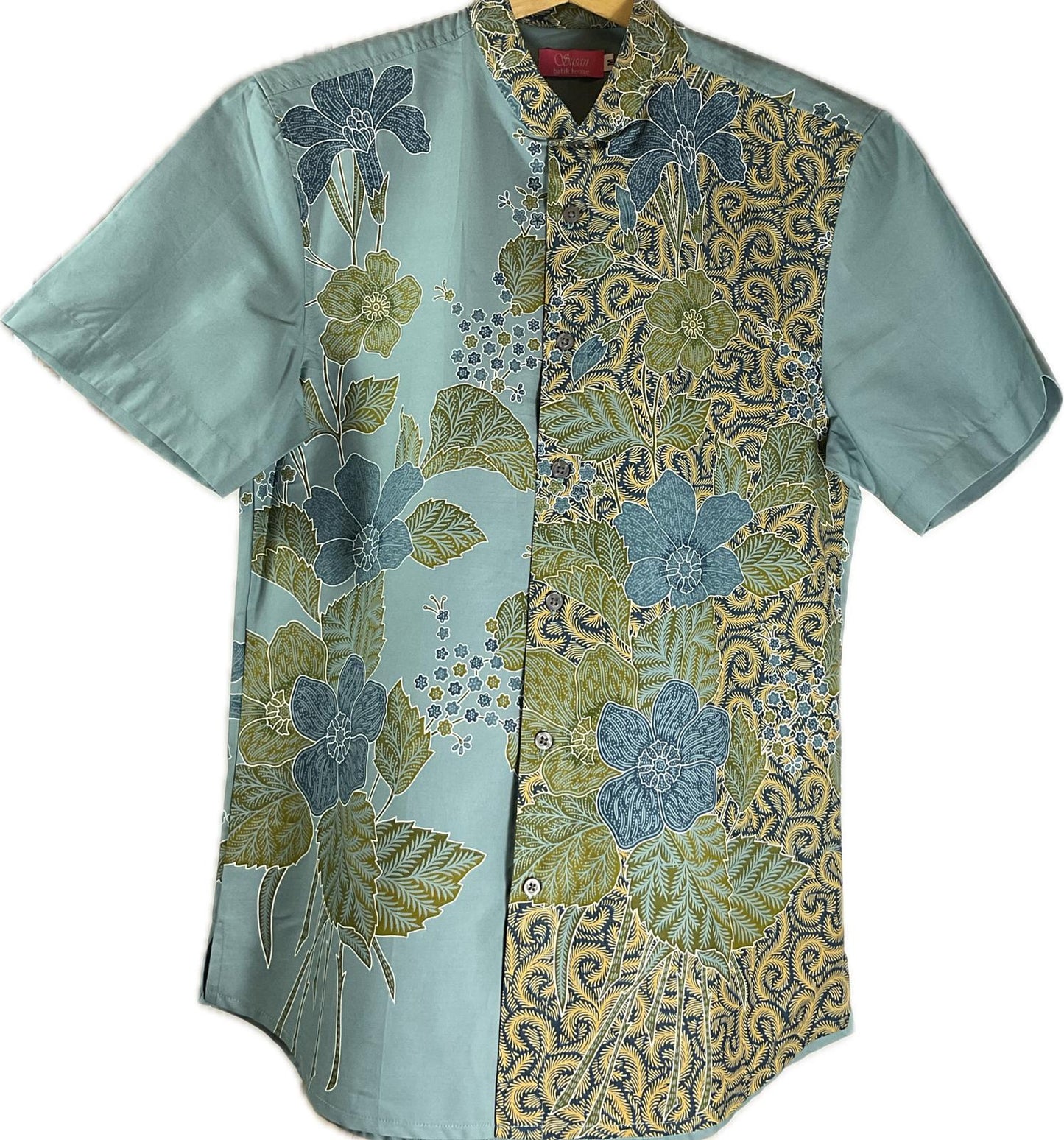 Mens Batik Top MBT-M-BLUE-2010