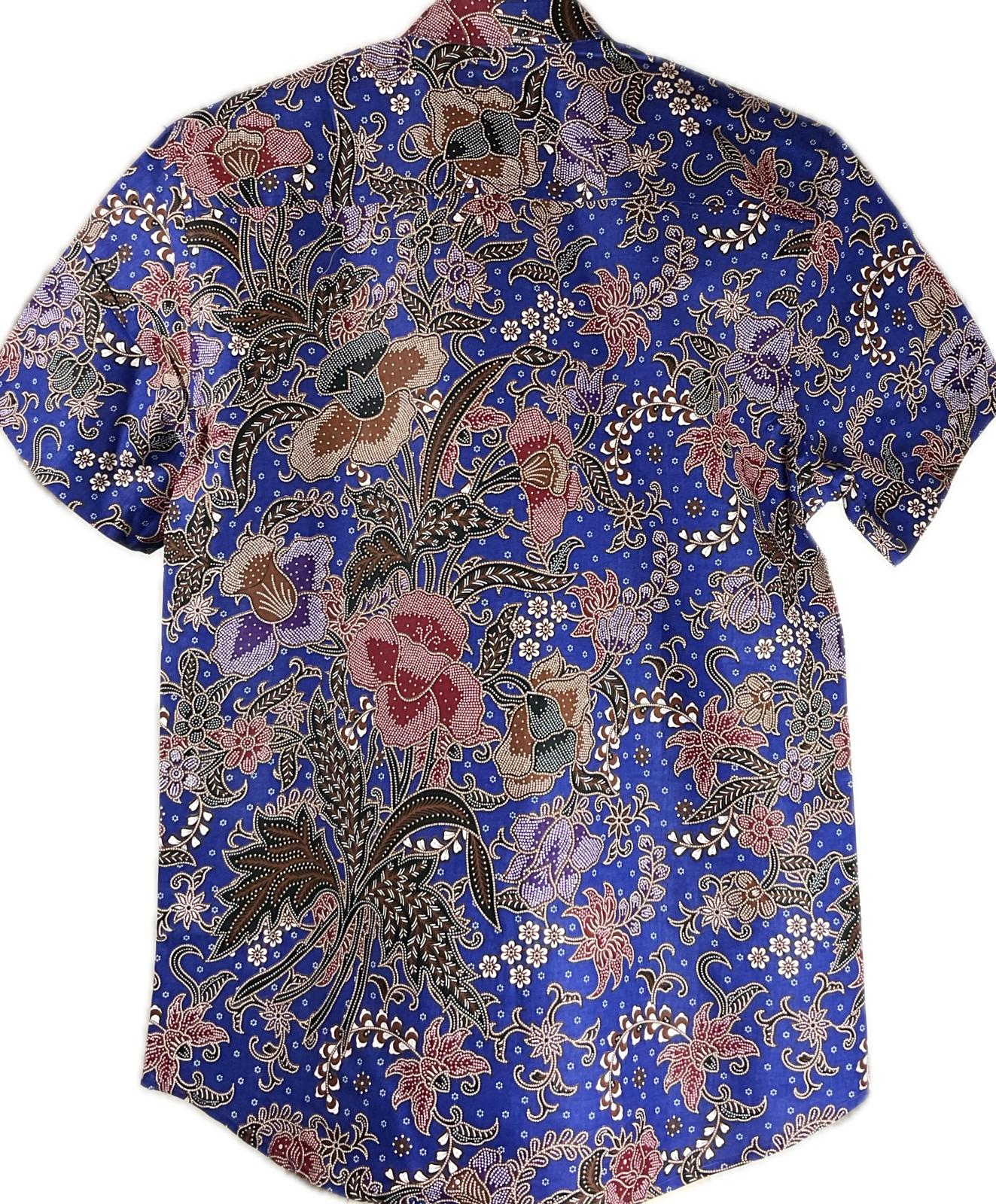 Mens Batik Top MBT-M-BLUE-2012