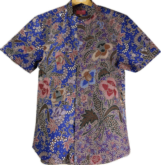 Mens Batik Top MBT-M-BLUE-2012
