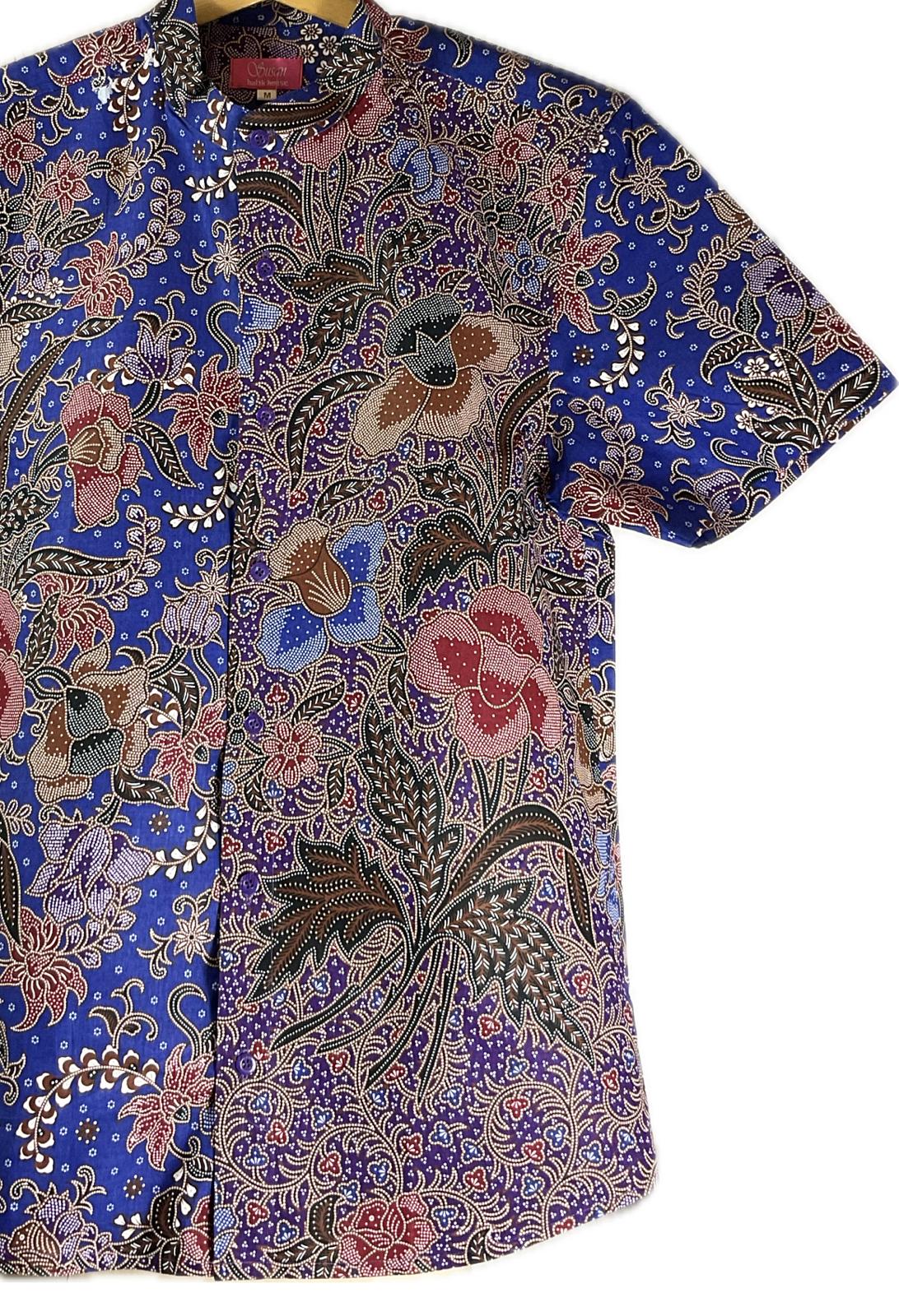 Mens Batik Top MBT-M-BLUE-2012
