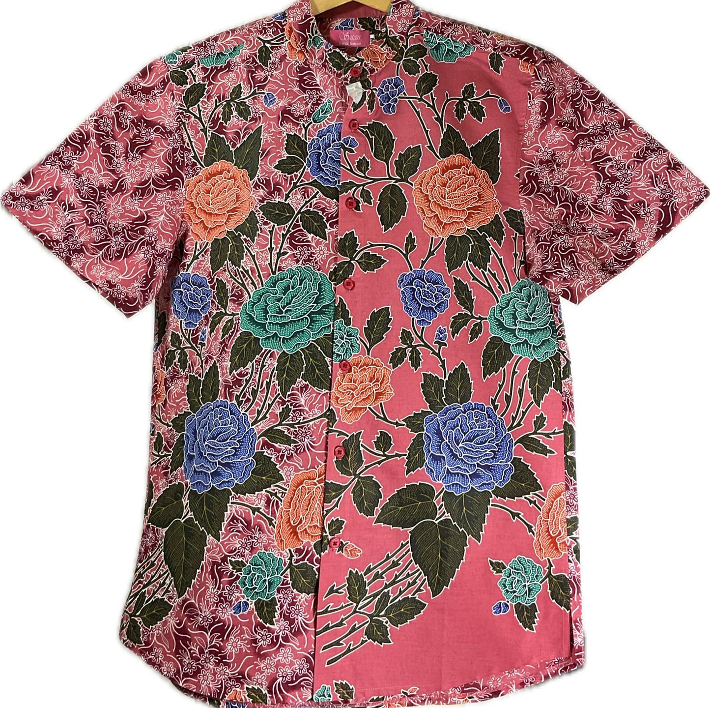 Mens Batik Top MBT-M-PINK-2013
