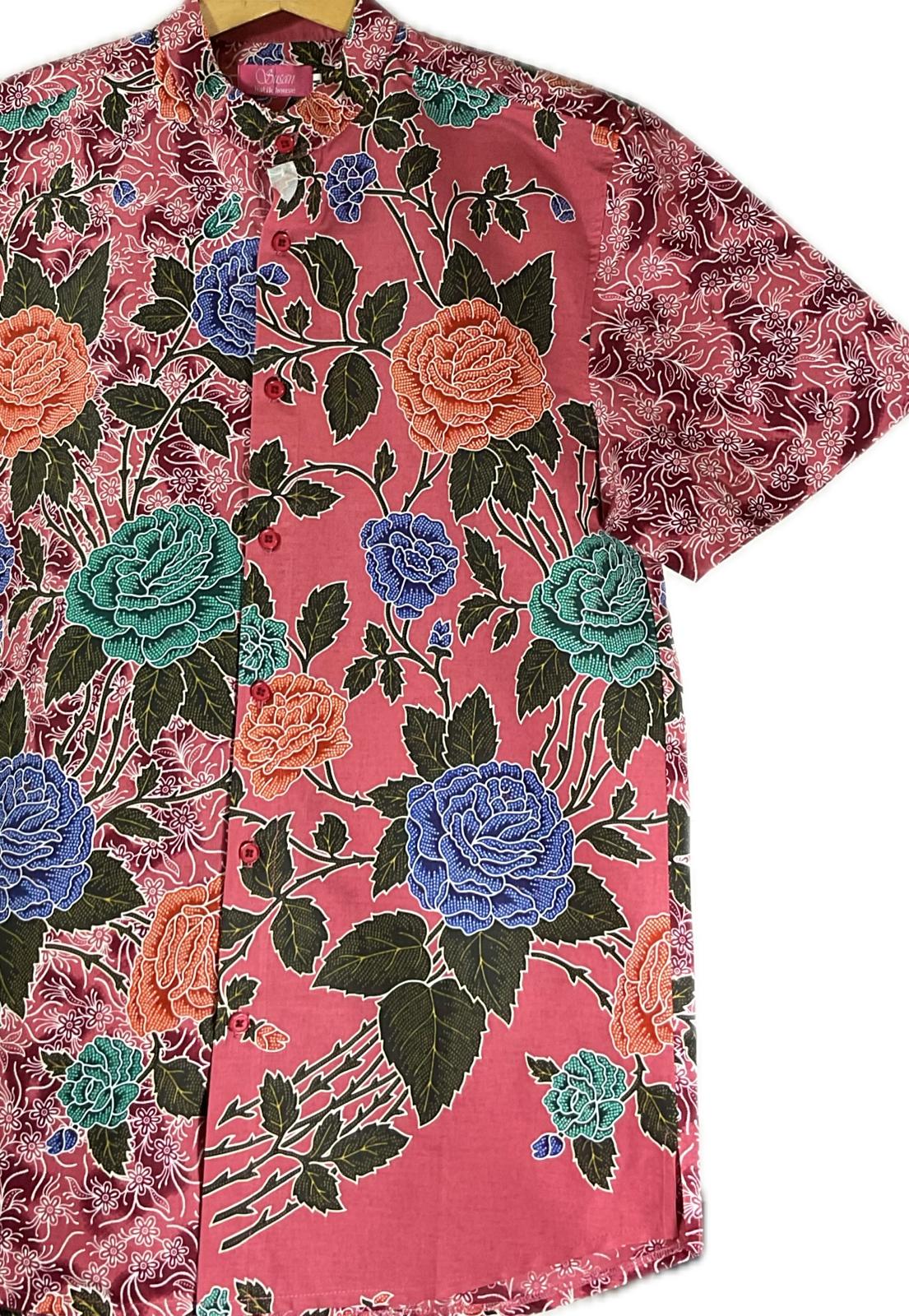 Mens Batik Top MBT-M-RED-2018