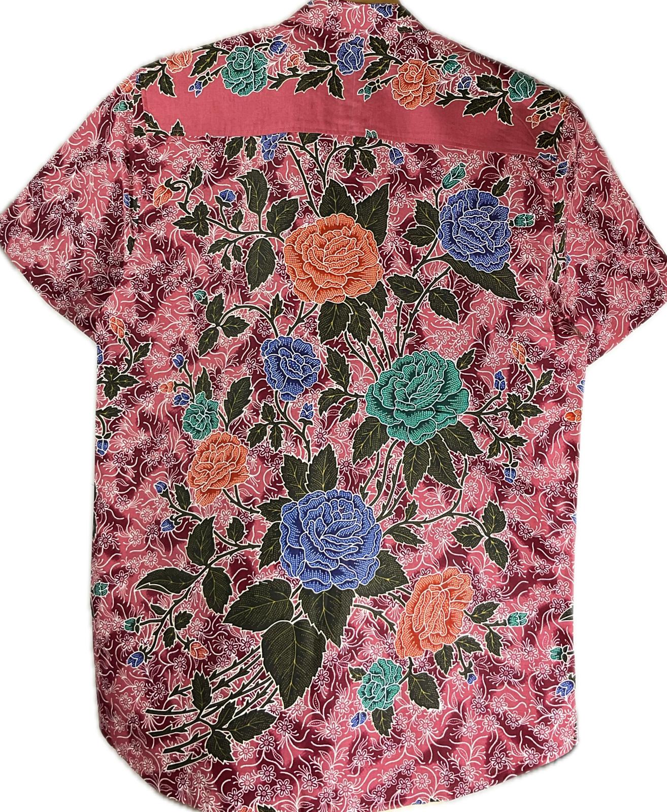 Mens Batik Top MBT-M-RED-2018