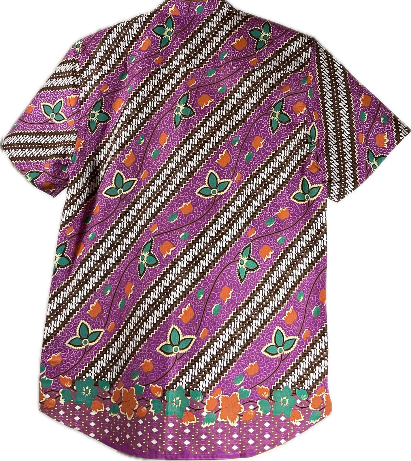 Mens Batik Top MBT-M-PURPLE-2015