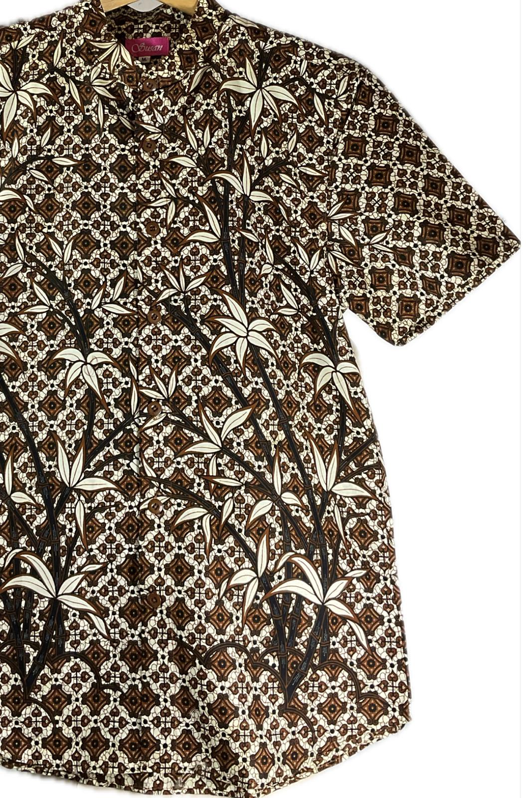 Mens Batik Top MBT-M-BROWN-2019