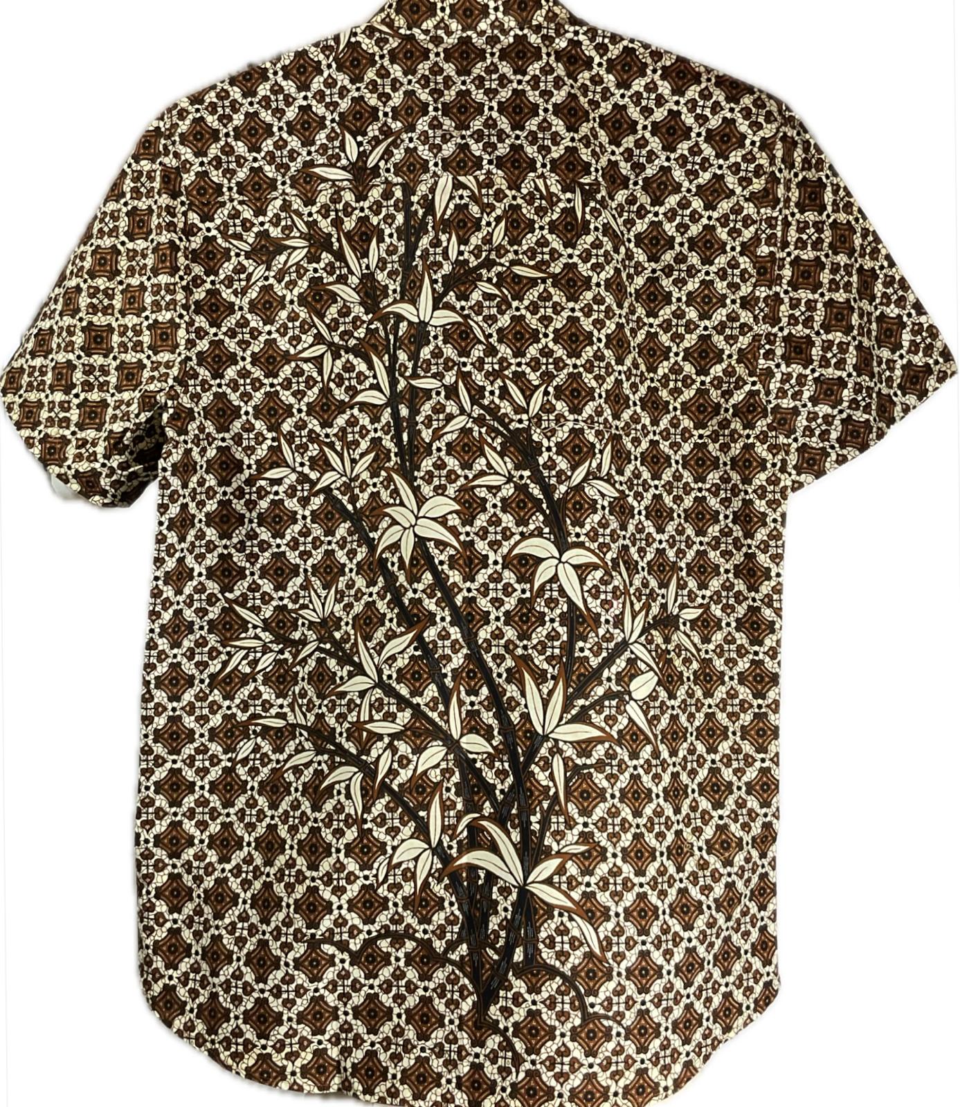 Mens Batik Top MBT-M-BROWN-2019
