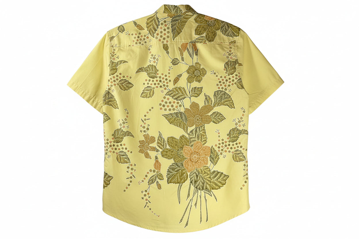 Mens Batik Top MBT-L-YOLLOW-22006