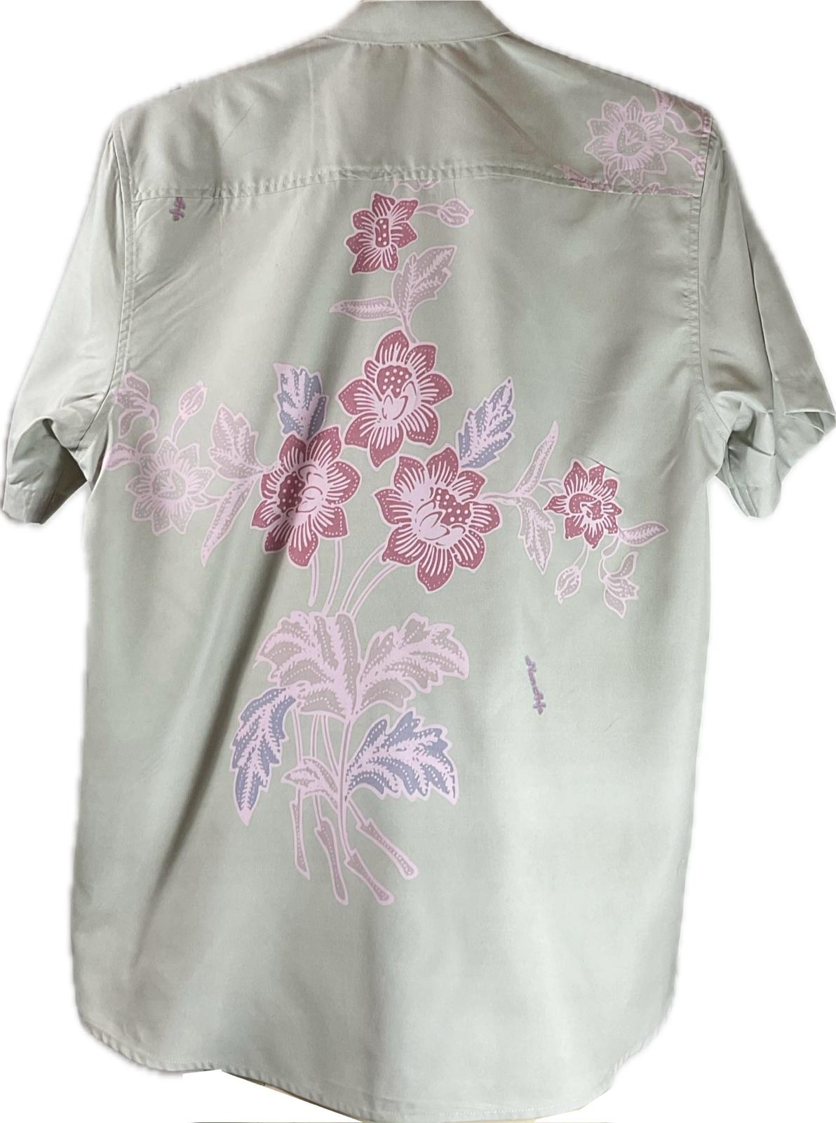 Mens Batik Top MBT-L-GREY-22012
