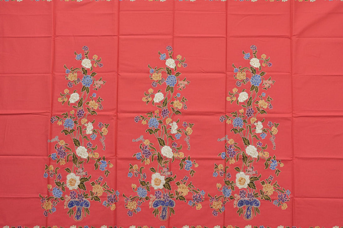 Handstamp Batik Fabric HSBF-2M-PINK-9022