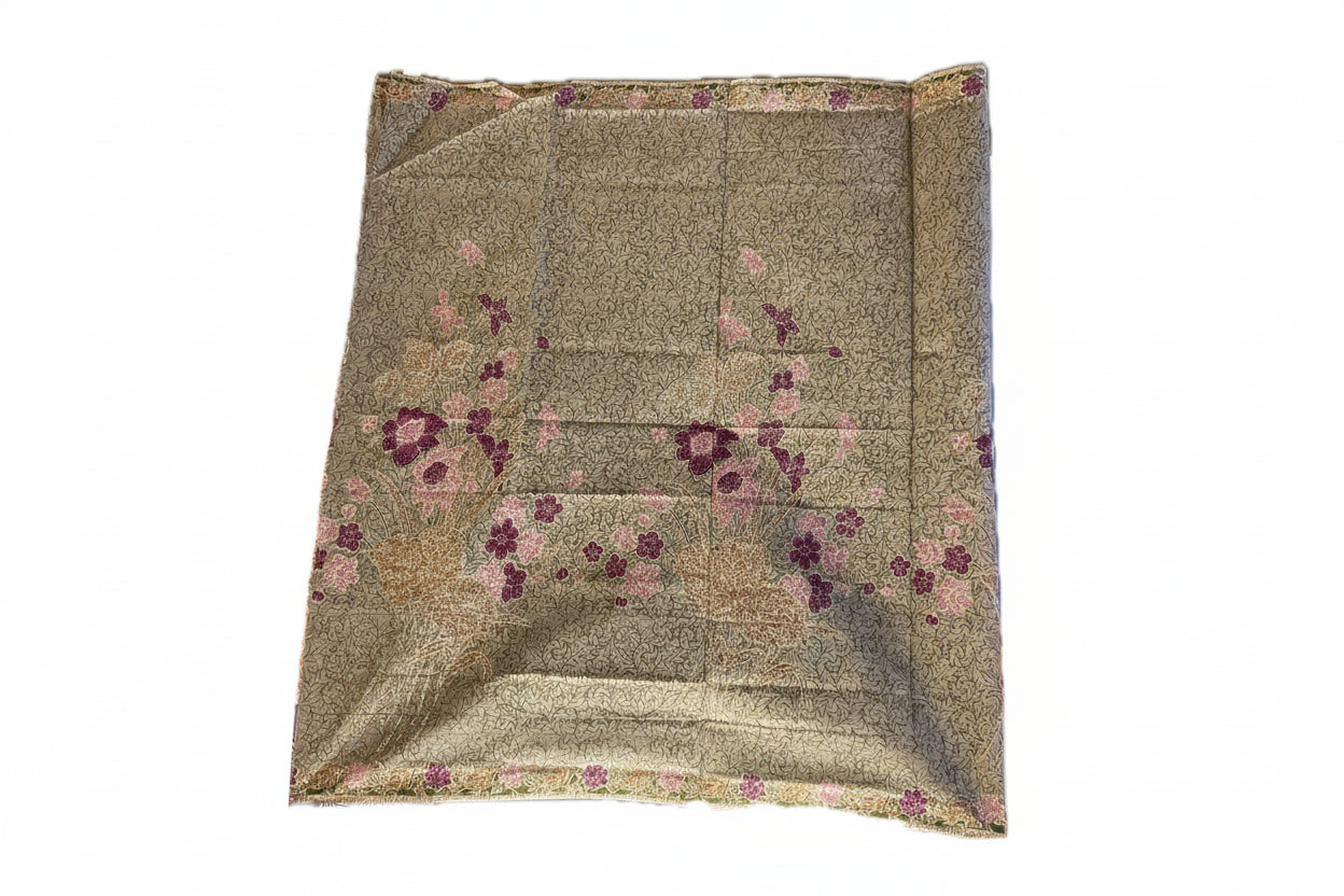 Handstamp Batik Fabric HSBF-2M-GREEN-9015