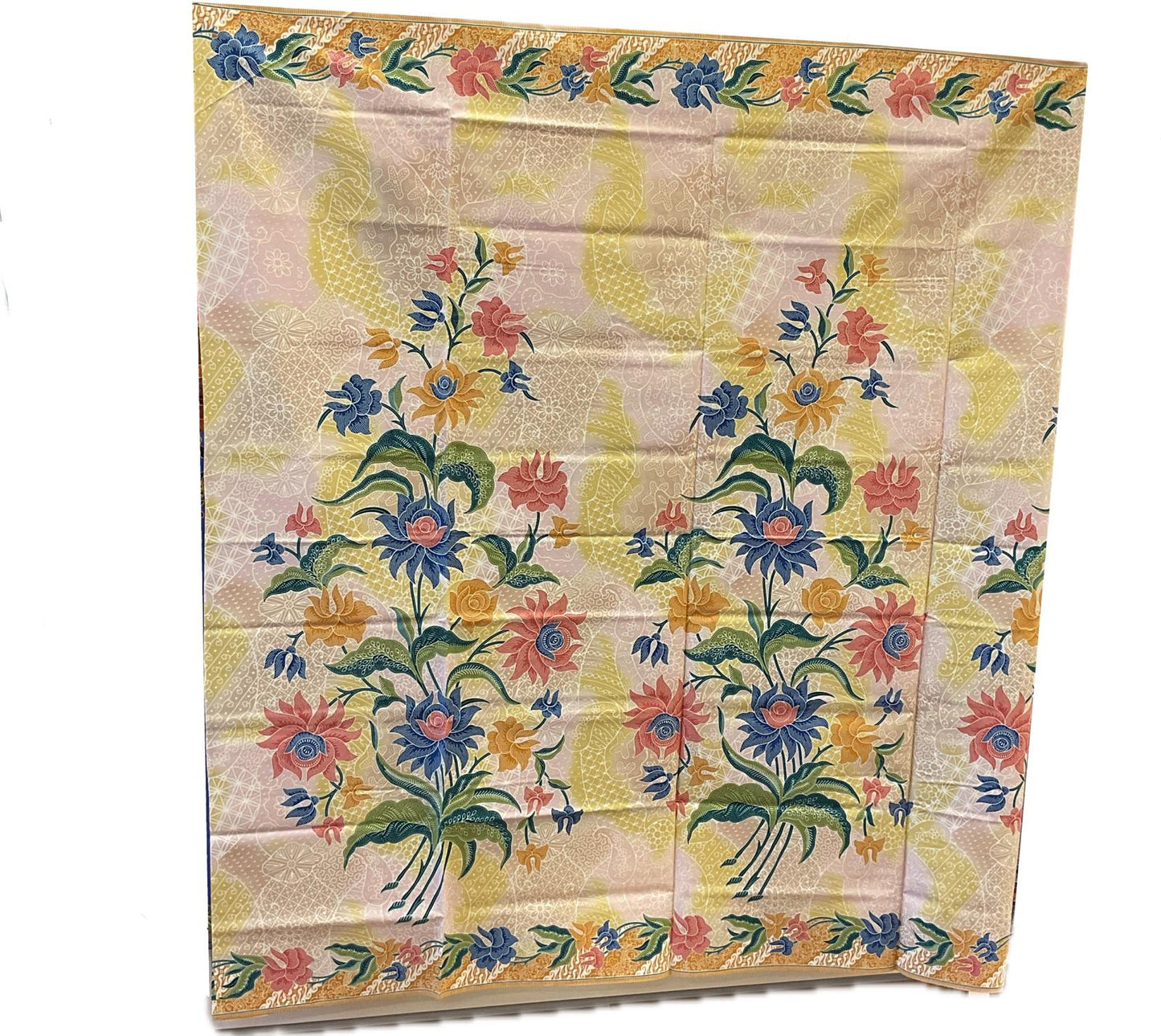 Handstamp Batik Fabric HSBF-2M-YELLOW-9032