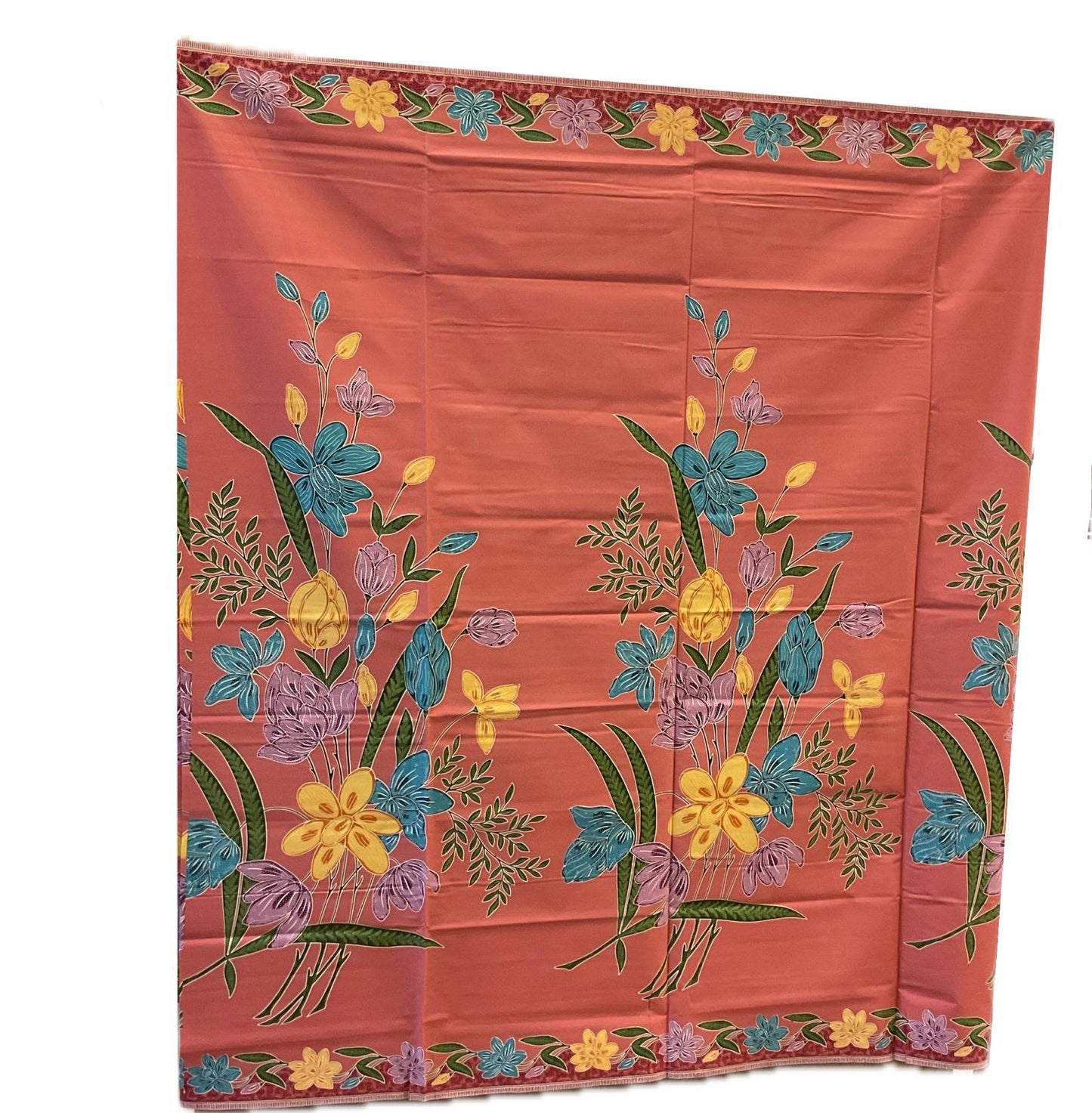 Handstamp Batik Fabric HSBF-2M-PEACH-9066
