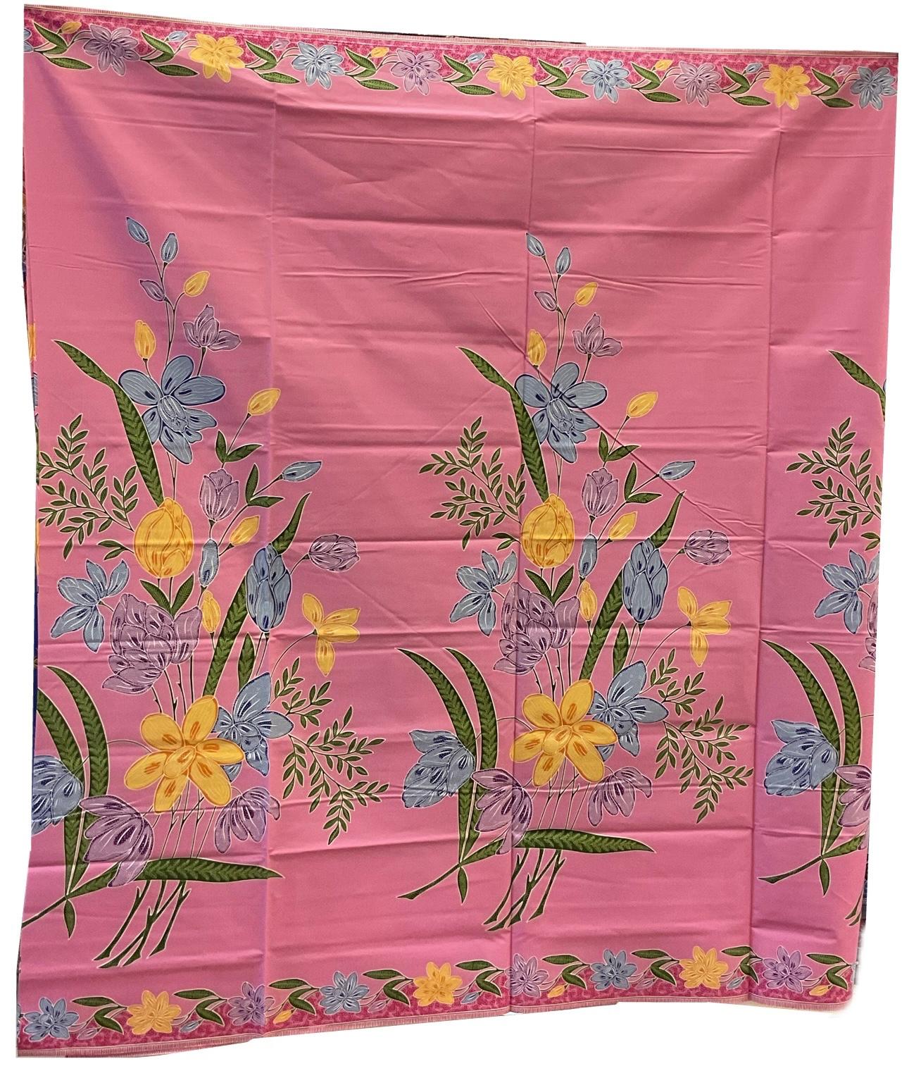 Handstamp Batik Fabric HSBF-2M-PINK-9086