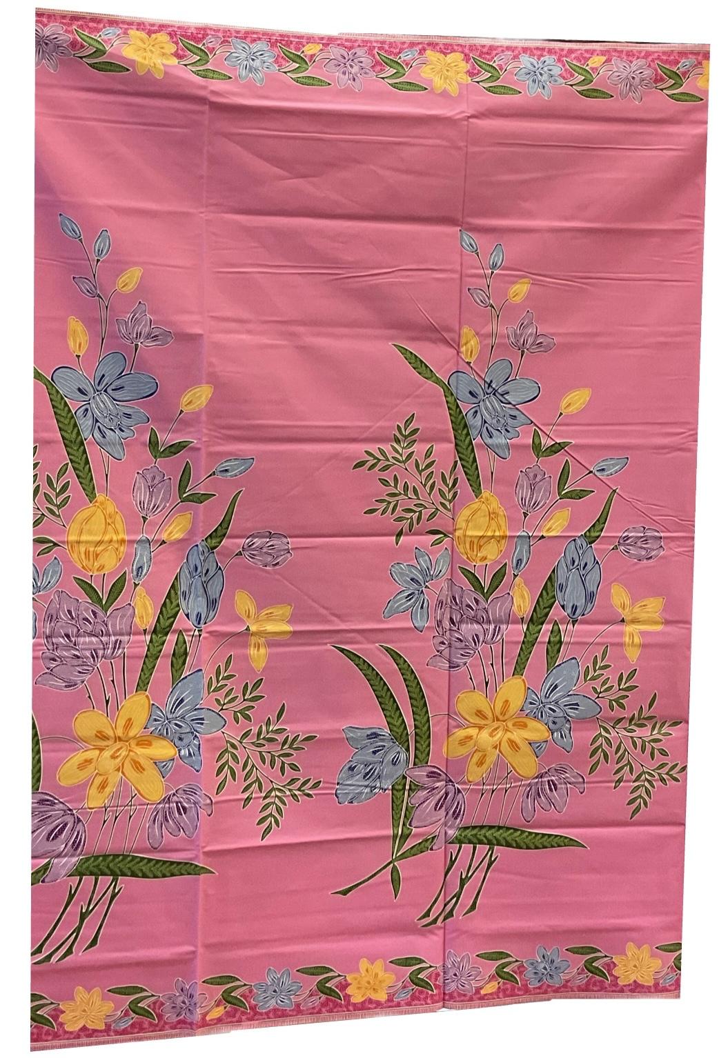Handstamp Batik Fabric HSBF-2M-PINK-9086
