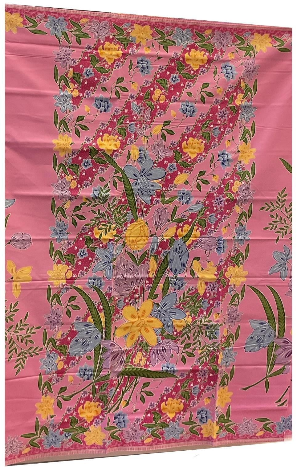 Handstamp Batik Fabric HSBF-2M-PINK-9086