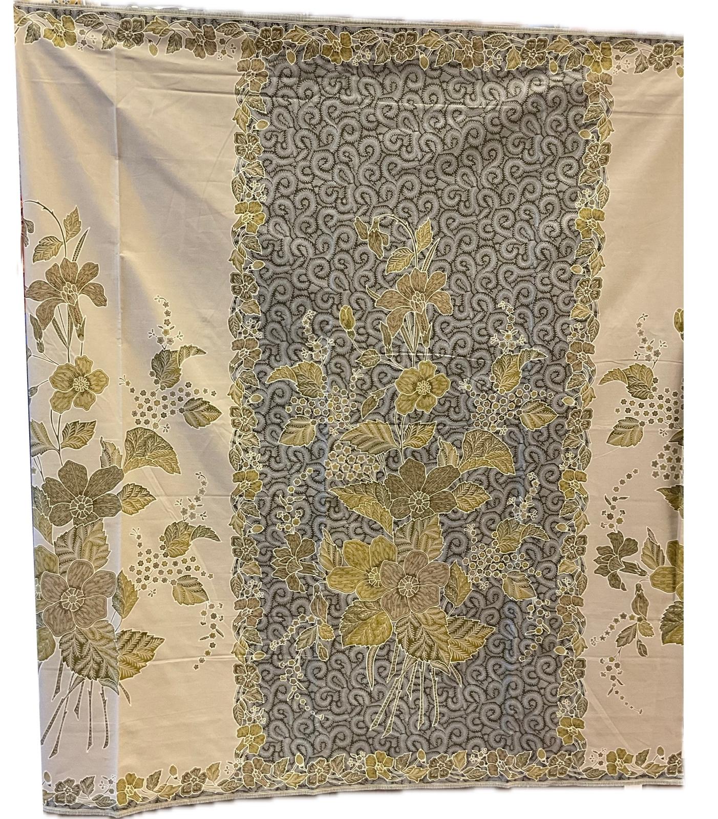 Handstamp Batik Fabric HSBF-2M-GREY-9092
