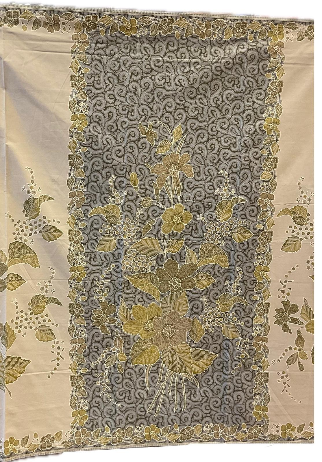 Handstamp Batik Fabric HSBF-2M-GREY-9092