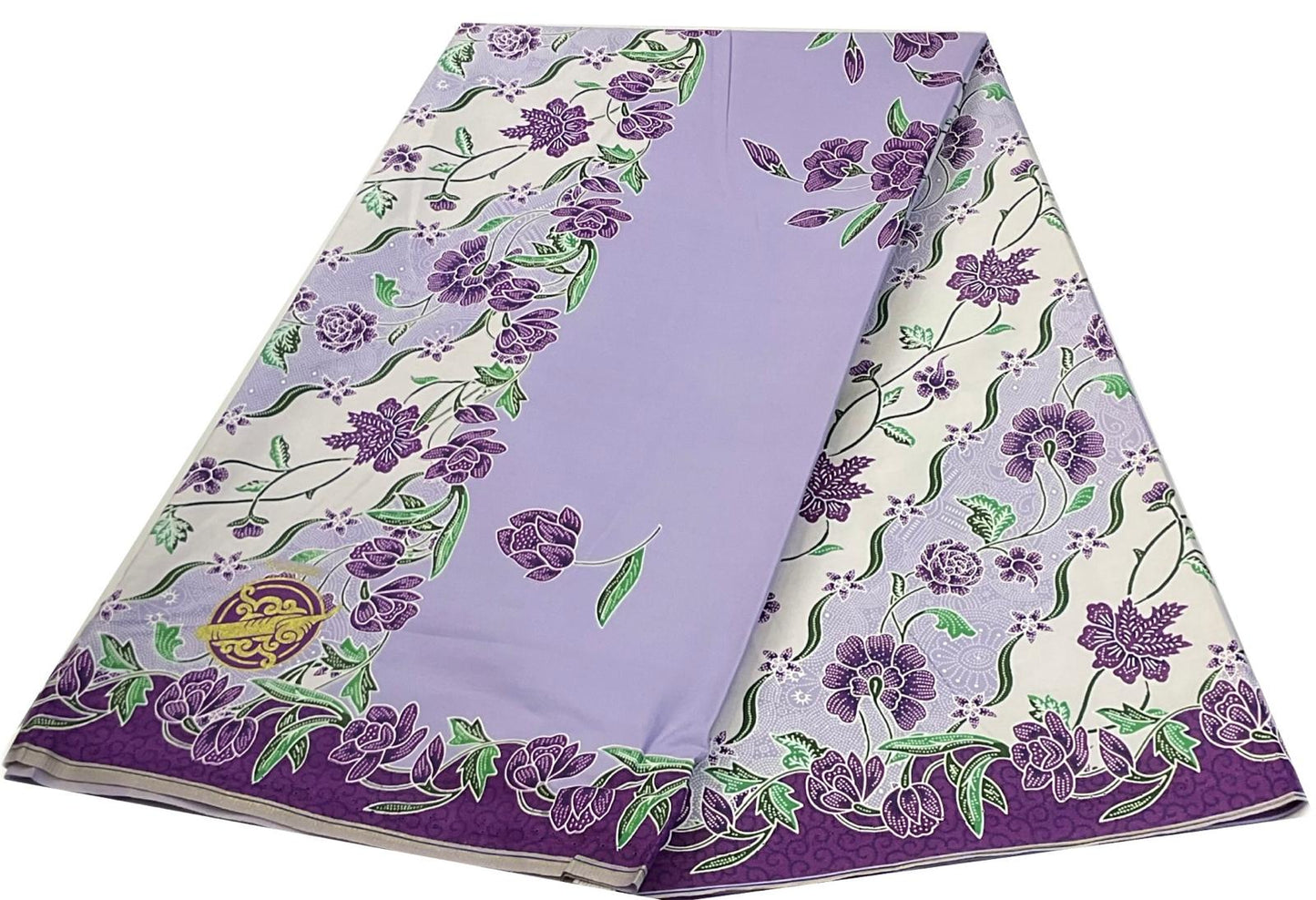 Handstamp Batik Fabric HSBF-2M-PURPLE-9094