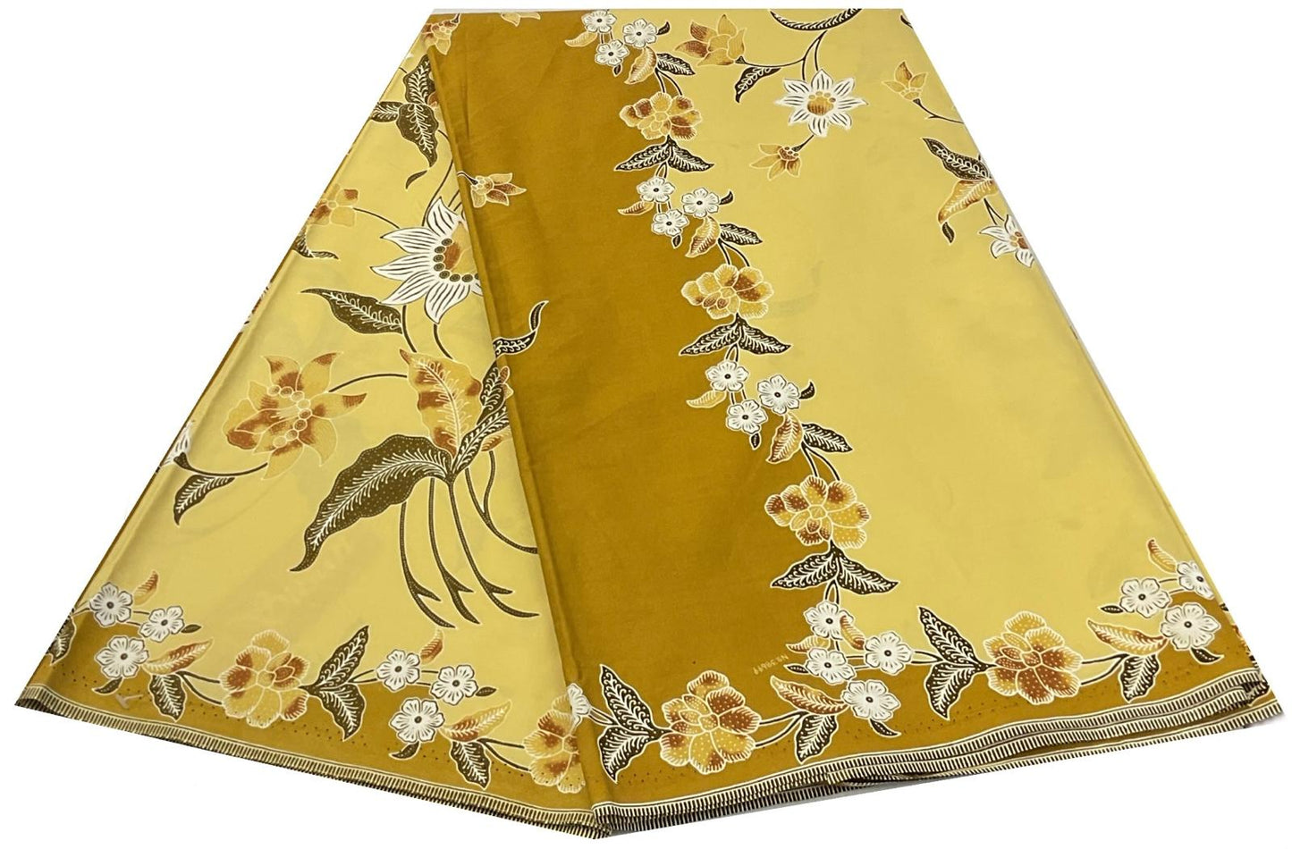 Handstamp Batik Fabric HSBF-2M-YELLOW-90108
