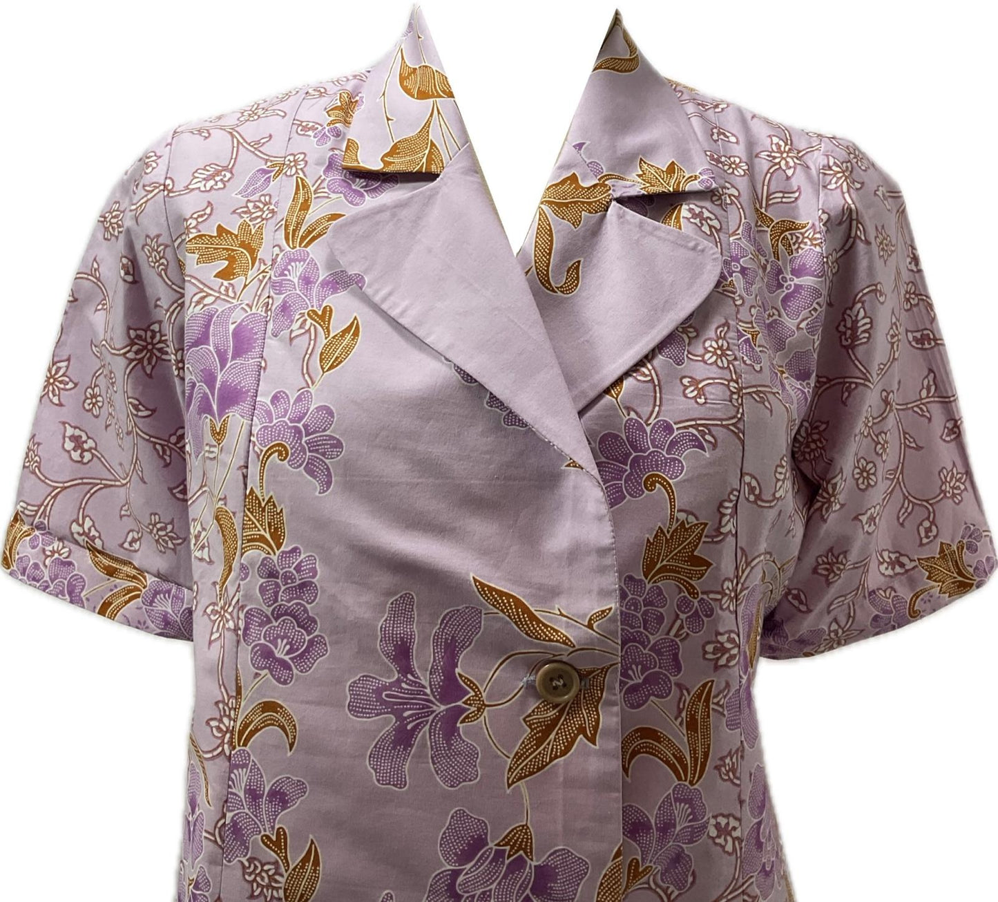 Ladies Batik Top LBT-L-PURPLE-A111001