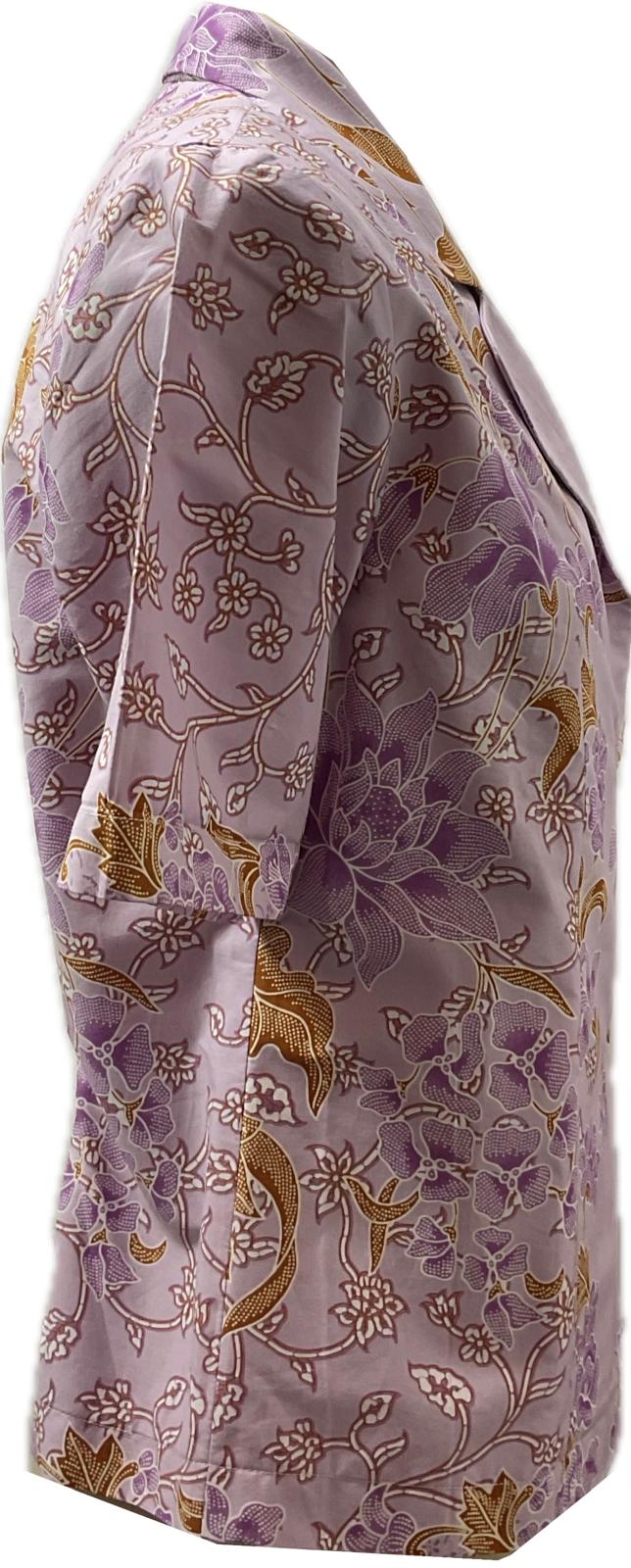 Ladies Batik Top LBT-L-PURPLE-A111001