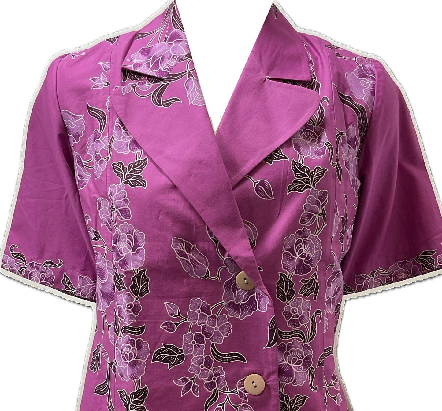 Ladies Batik Top LBT-M-PINK-A11004