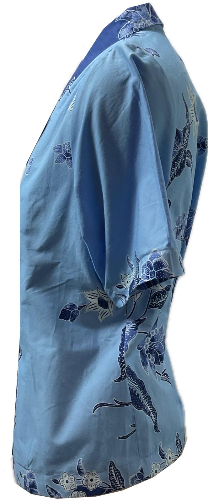 Ladies Batik Top LBT-L-BLUE-A111002