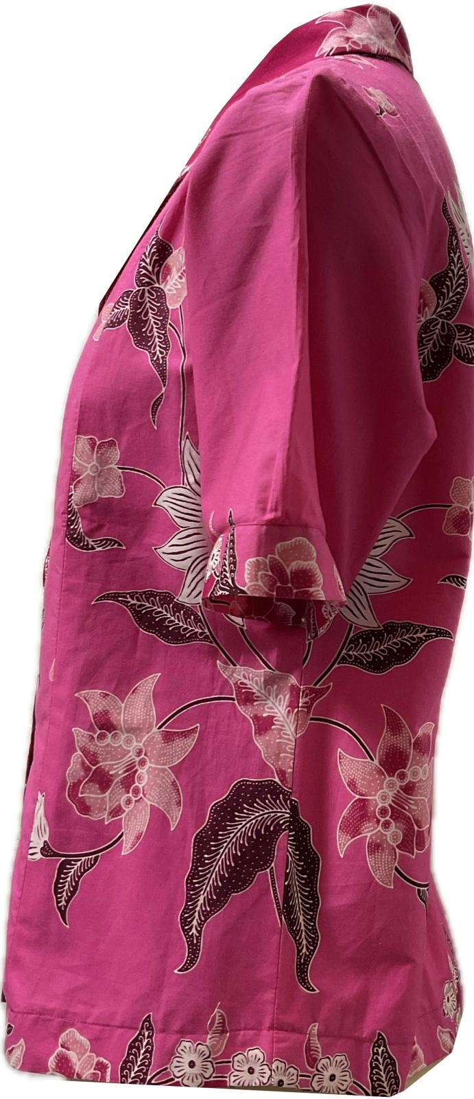 Ladies Batik Top LBT-L-PINK-A111004