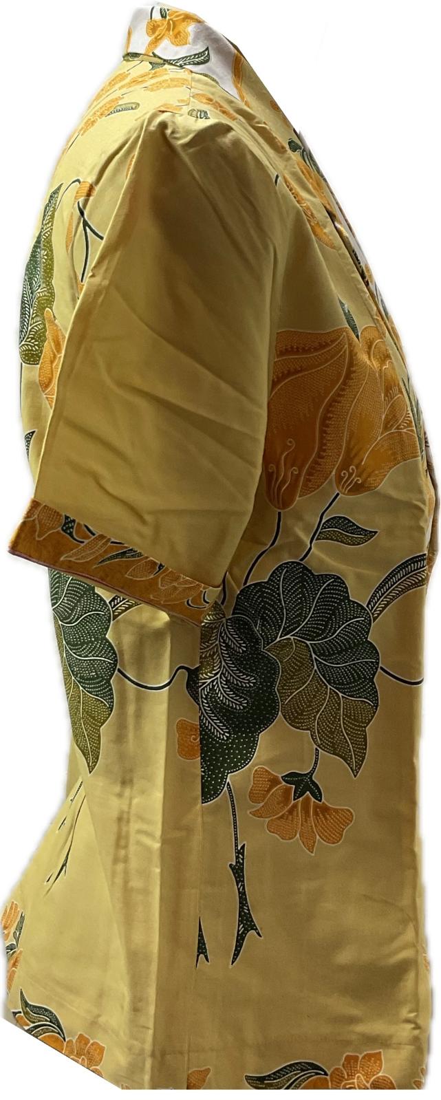 Ladies Batik Top LBT-L-YELLOW-A111007