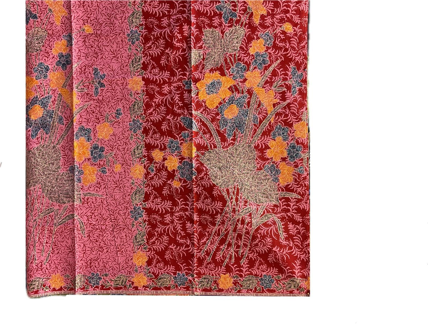 Handstamp Batik Fabric HSBF-2M-PINK-90115