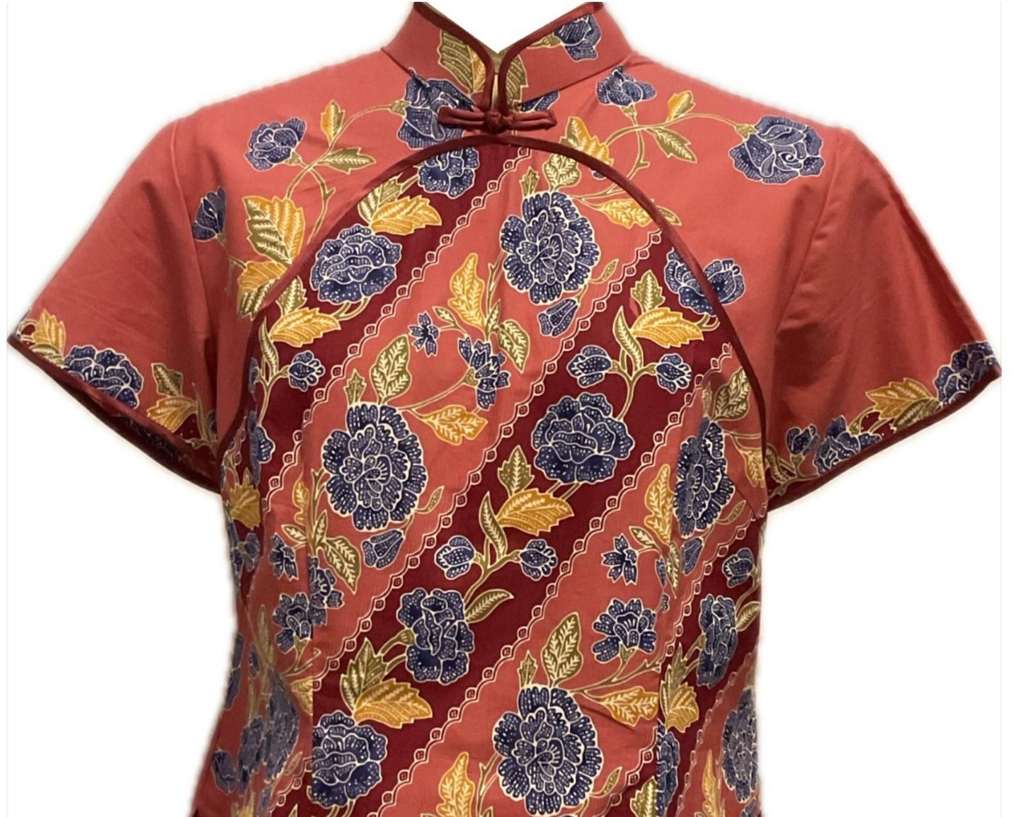 Ladies Batik Top LBT-L-PINK-B111003