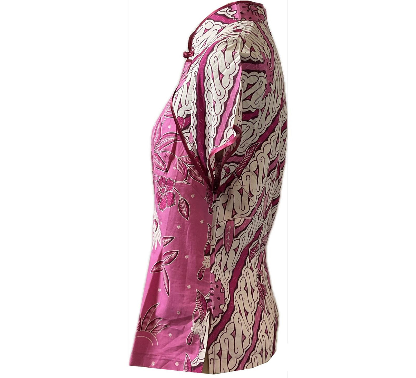 Ladies Batik Top LBT-L-PINK-B111001