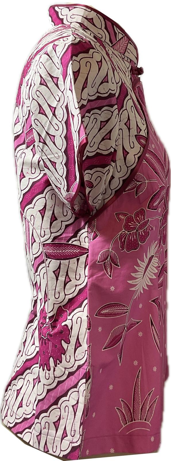 Ladies Batik Top LBT-L-PINK-B111001