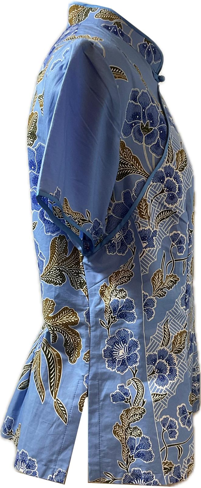 Ladies Batik Top LBT-XL-BLUE-B1111001