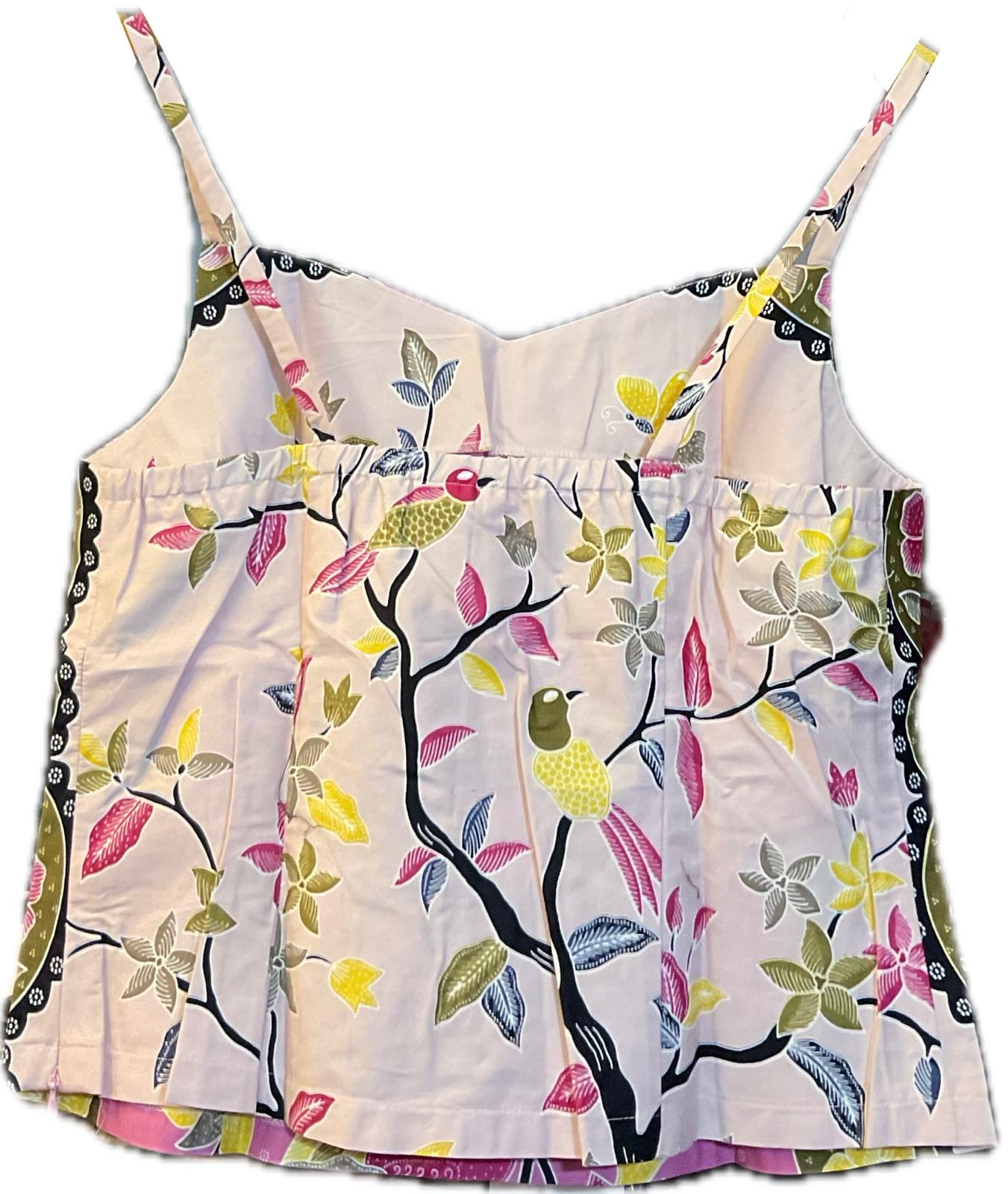 Ladies Batik Top LBT-L-PINK-C111009