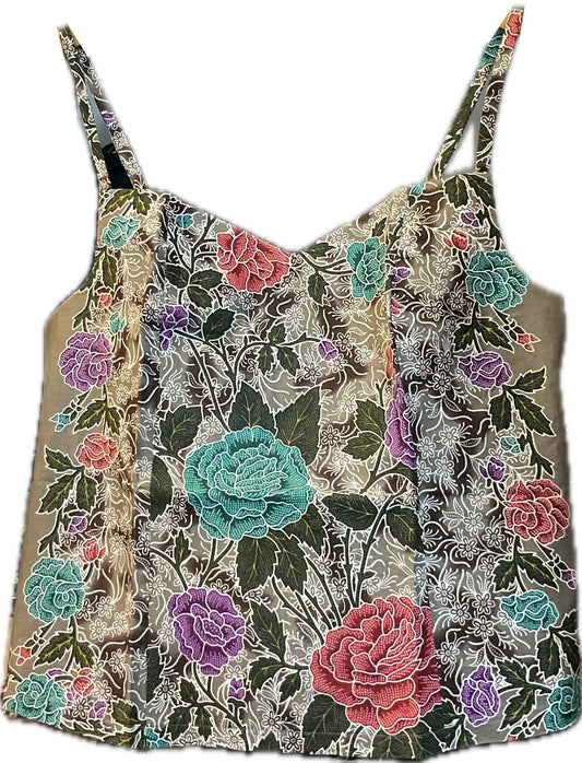 Ladies Batik Top LBT-2XL-GREY-C11111003