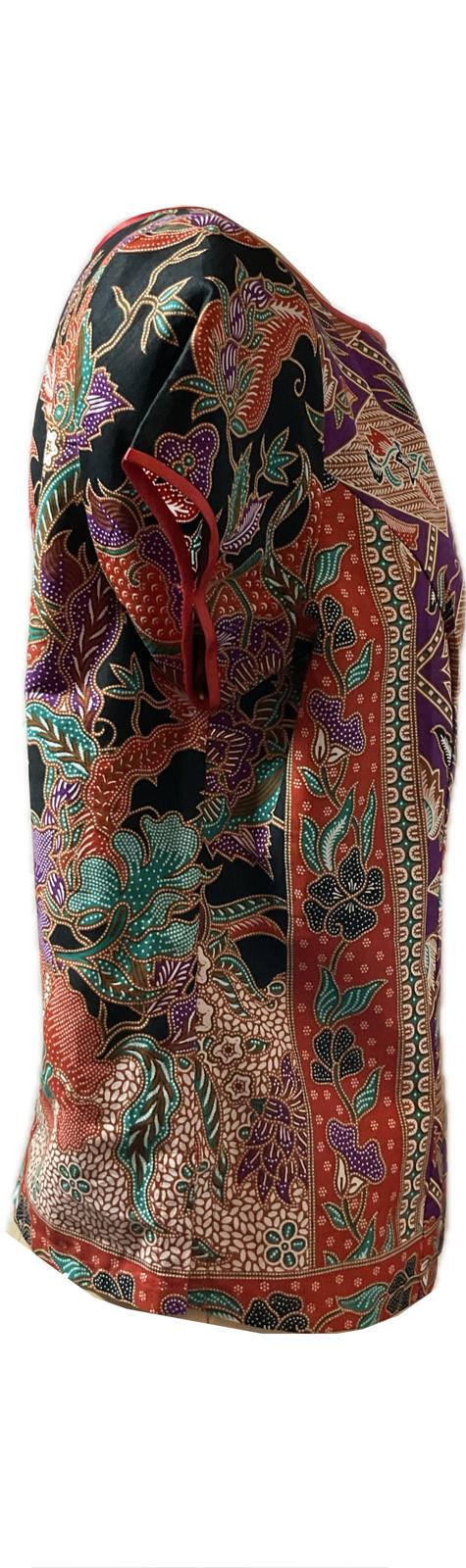 Ladies Batik Top LBT-L-RED-E111003